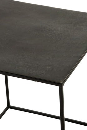 Set De 2 Mesa Auxiliares Cuadrada. Set of 2 square side tables. Jolipa. Decoración. Decor. Nomad Estilo.