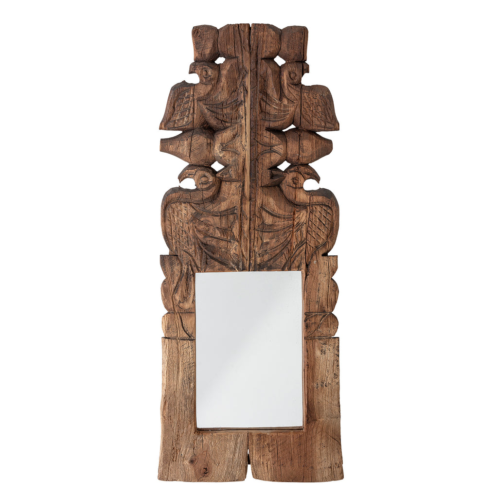 Espejo madera reciclada grande. Large recycled wood mirror. Blomingville. Decoración. Deco. Nomad Estilo.
