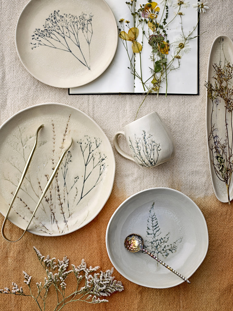 Plato de Gres Bea. Stoneware Bea plate. Bloomingville. Vajilla. Tableware. Nomad Estilo.
