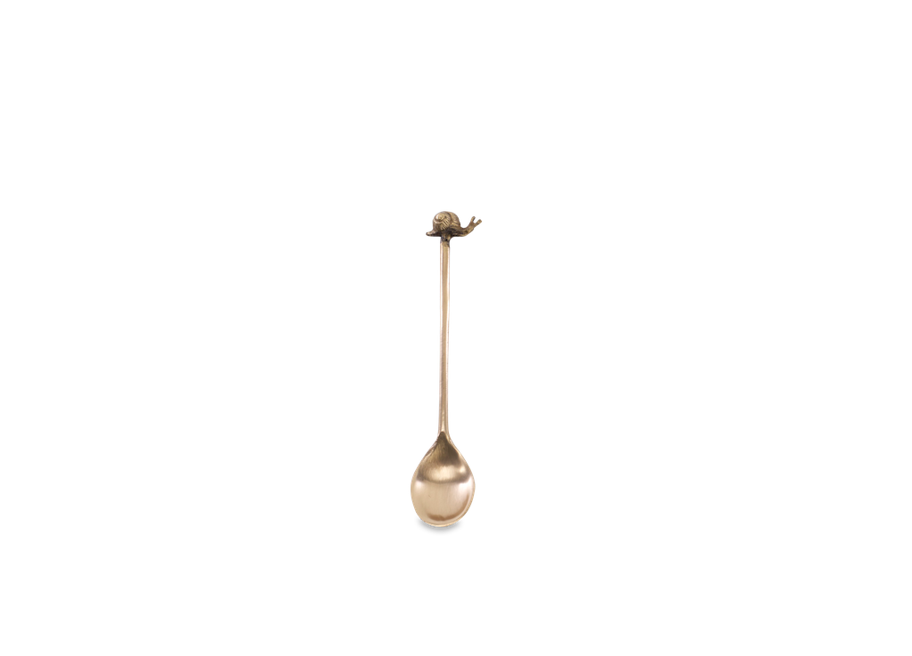 Snail brass spoon. Cuchara de Caracol.Nkuku. Decoración.Decor